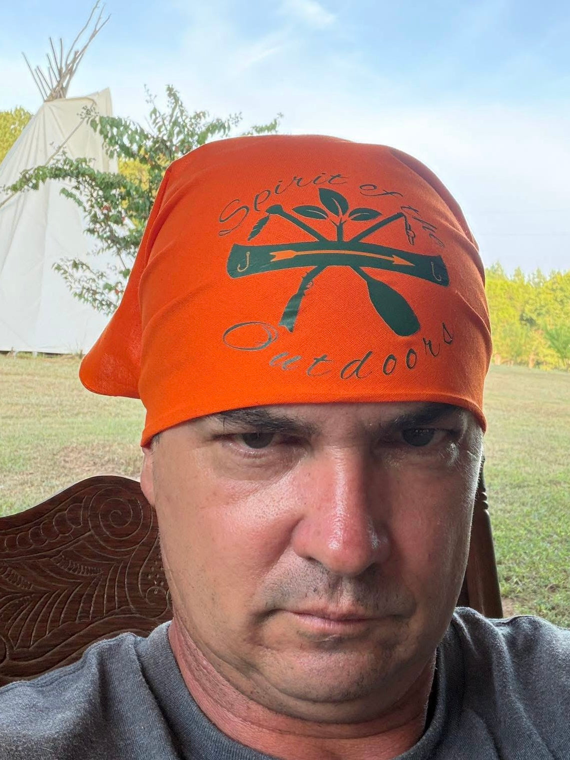 Logo Orange Bandanna