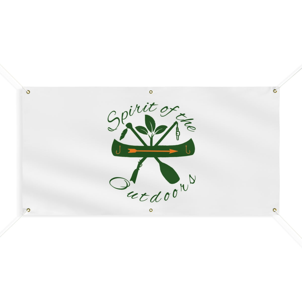 Outdoor Spirit Banner, Nature Decor, Camping Signage, Adventure Wall Art, Garden Decoration, Travel Theme Banner