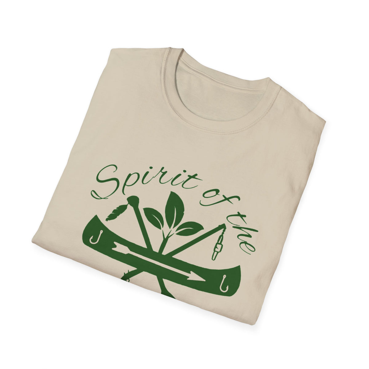 Put em in the Cooler/green logo-Unisex Softstyle T-Shirt