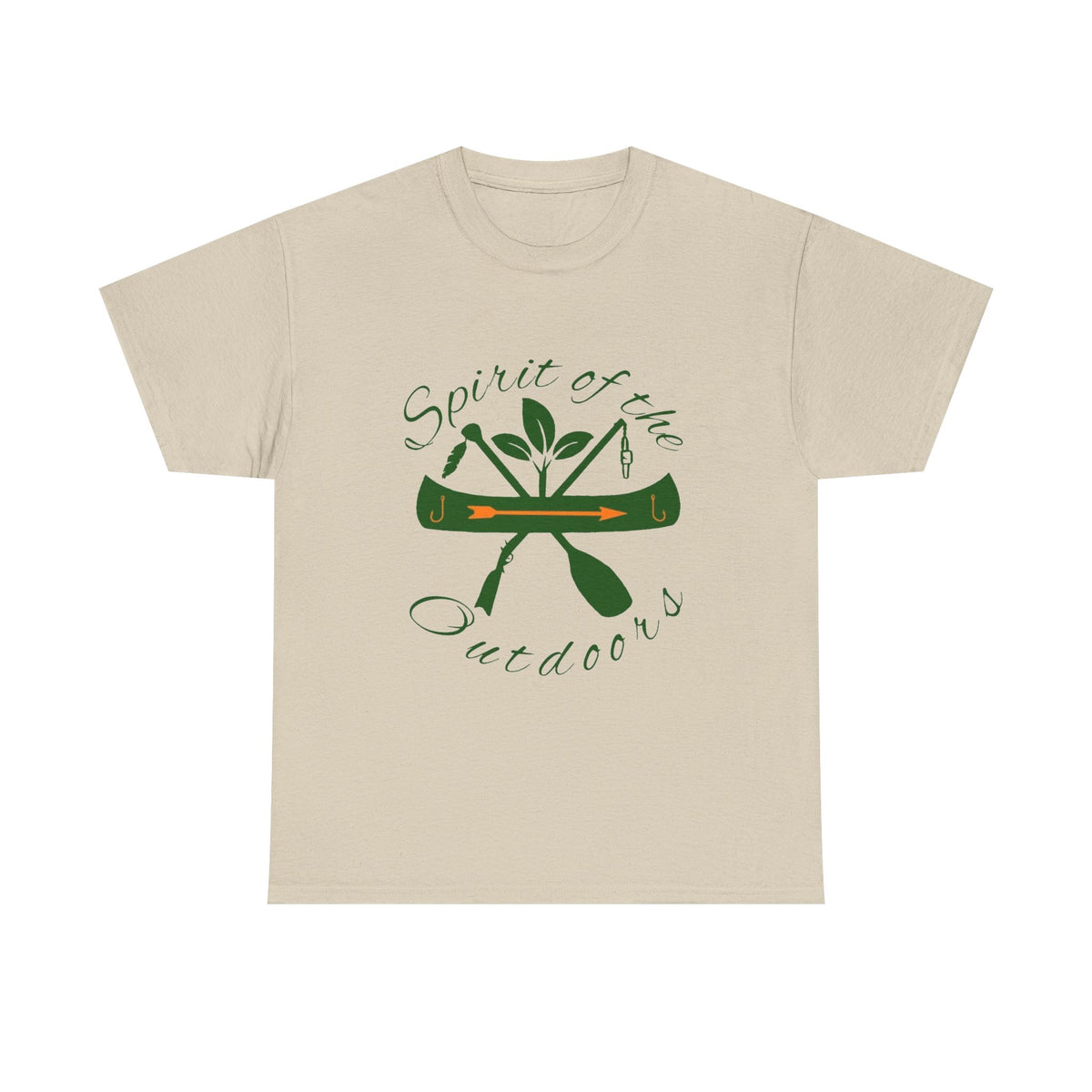 Spirit of the Outdoors T-Shirt | Canoe Paddle Camping Design