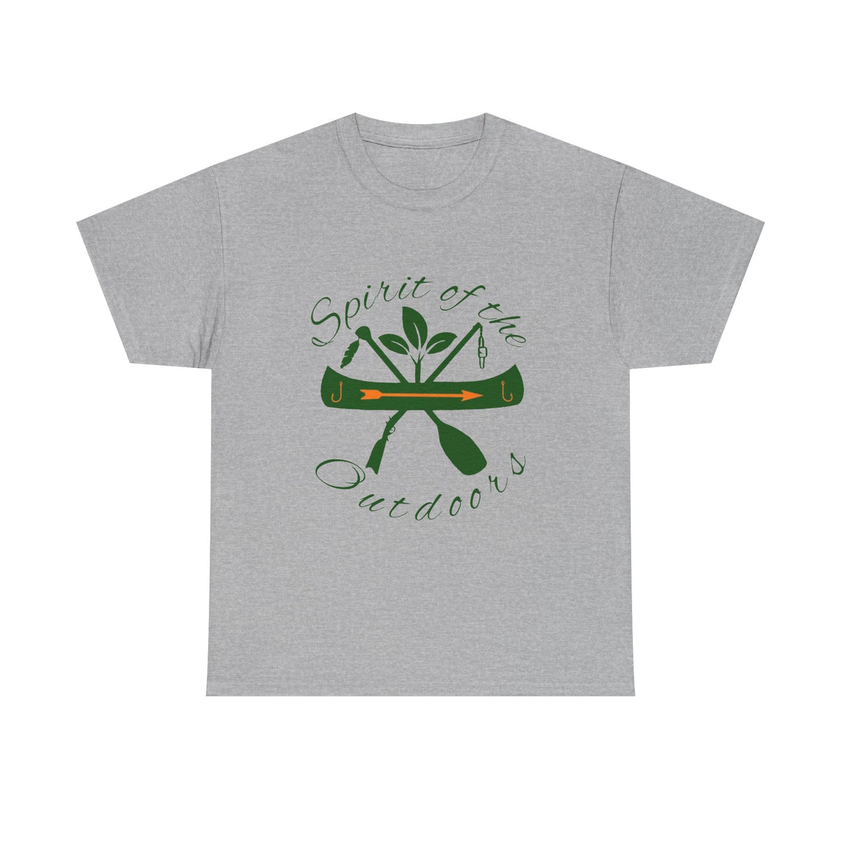 Spirit of the Outdoors T-Shirt | Canoe Paddle Camping Design
