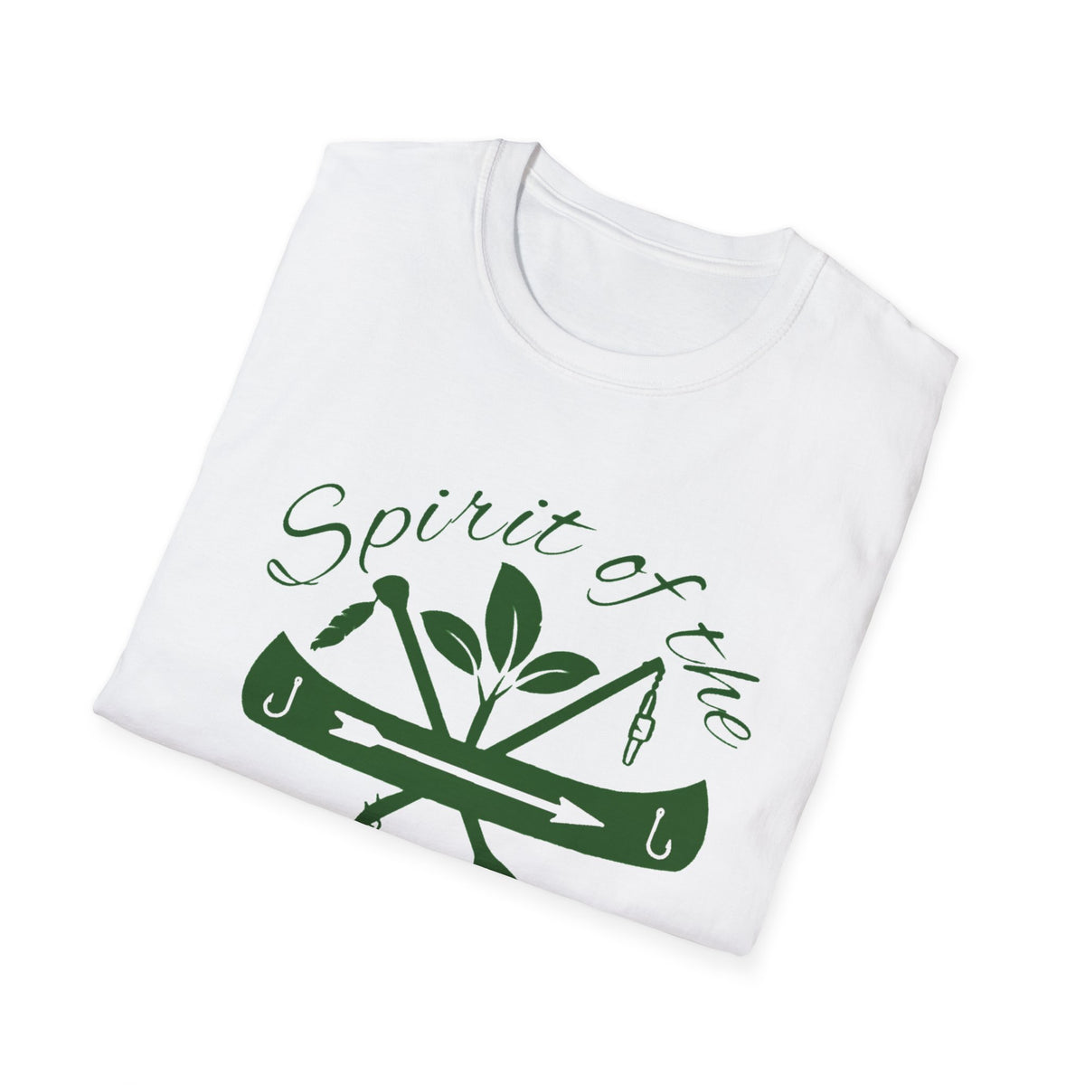 Put em in the Cooler/green logo-Unisex Softstyle T-Shirt