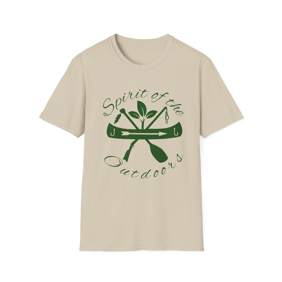 Put em in the Cooler/green logo-Unisex Softstyle T-Shirt