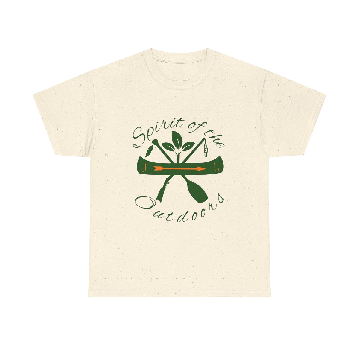 Spirit of the Outdoors T-Shirt | Canoe Paddle Camping Design