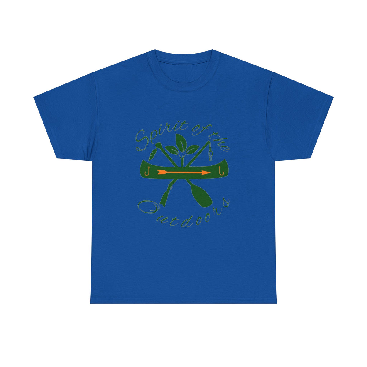 Spirit of the Outdoors T-Shirt | Canoe Paddle Camping Design