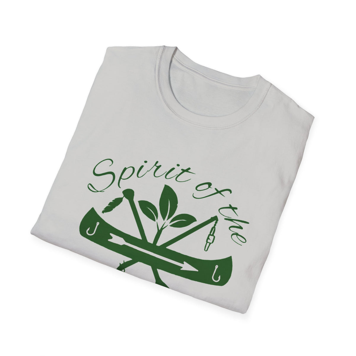 Put em in the Cooler/green logo-Unisex Softstyle T-Shirt