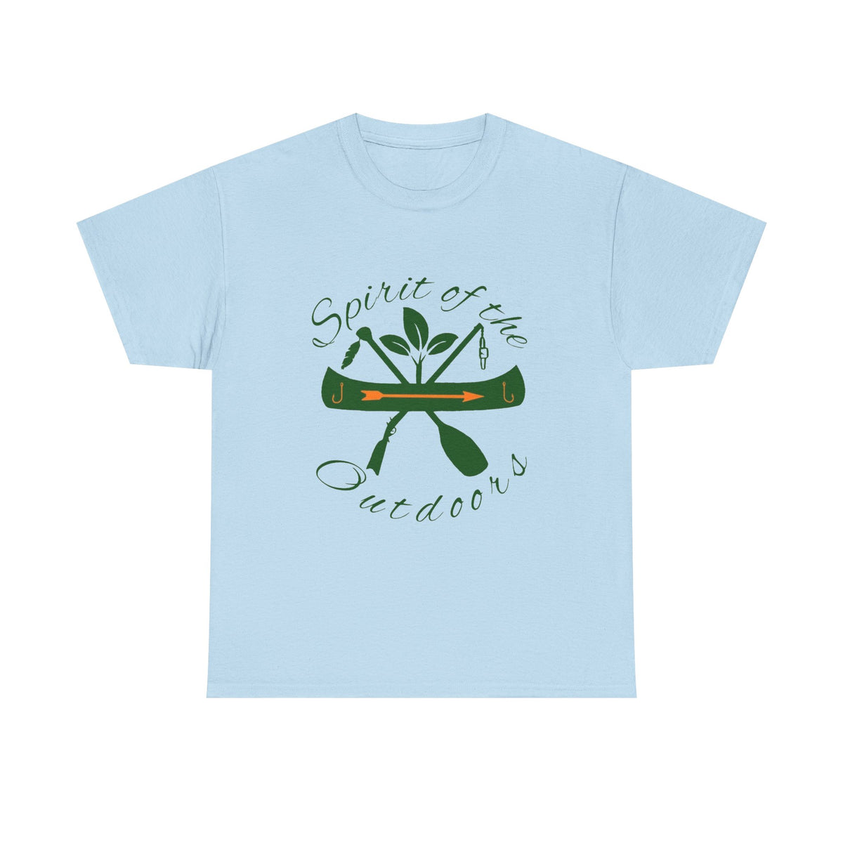 Spirit of the Outdoors T-Shirt | Canoe Paddle Camping Design