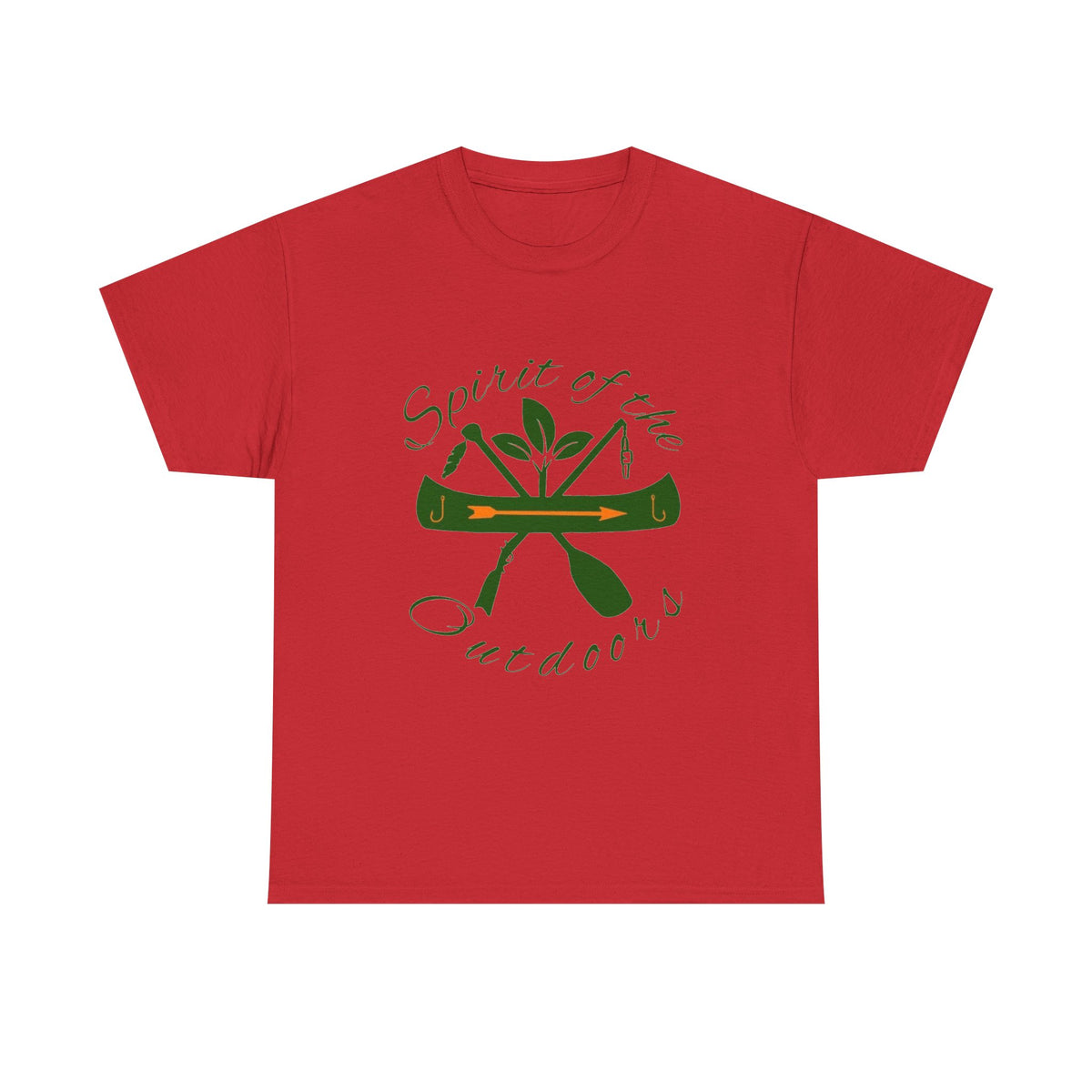 Spirit of the Outdoors T-Shirt | Canoe Paddle Camping Design