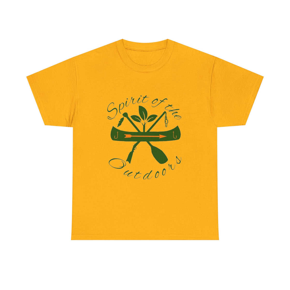 Spirit of the Outdoors T-Shirt | Canoe Paddle Camping Design
