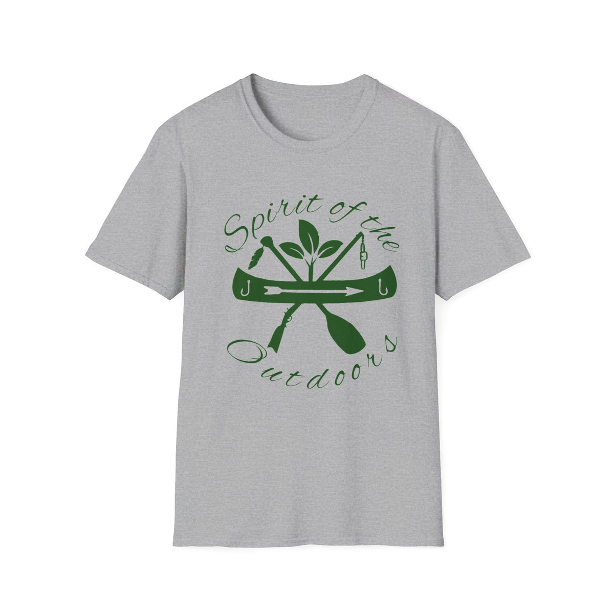 Put em in the Cooler/green logo-Unisex Softstyle T-Shirt