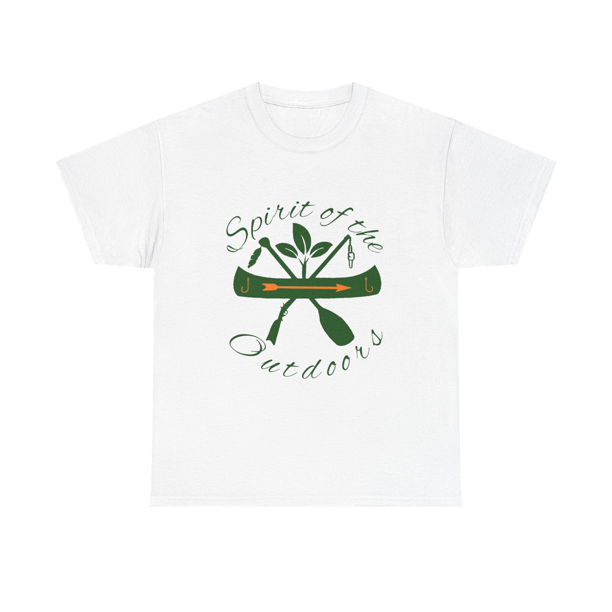 Spirit of the Outdoors T-Shirt | Canoe Paddle Camping Design