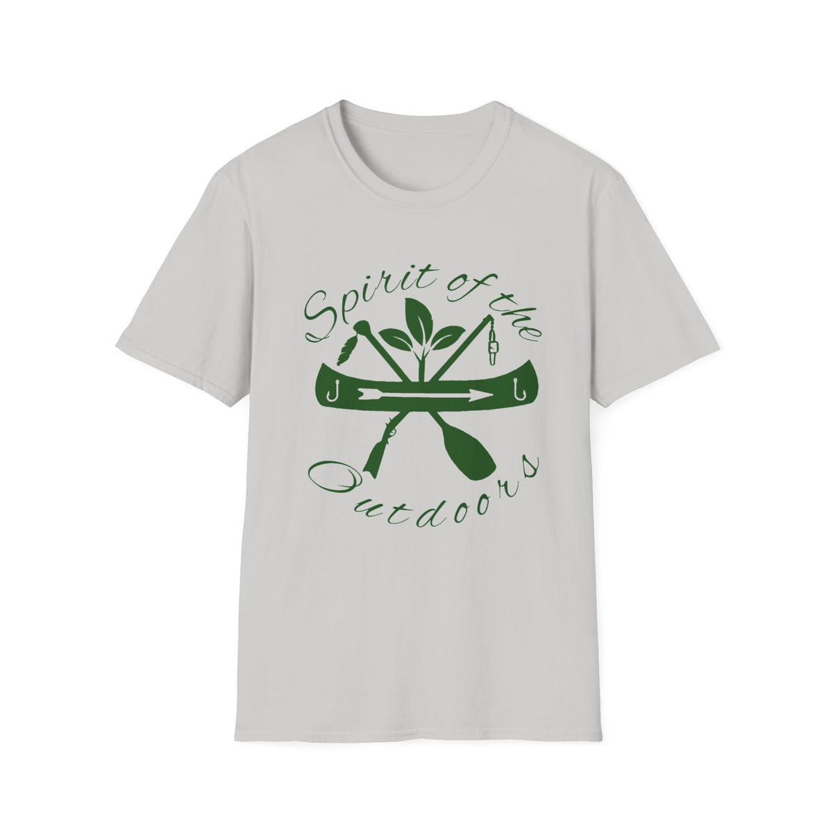 Put em in the Cooler/green logo-Unisex Softstyle T-Shirt